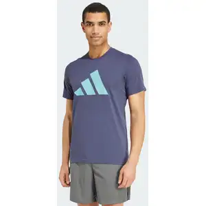 adidas Maillot Essentials Feelready Logo bleu S pas cher