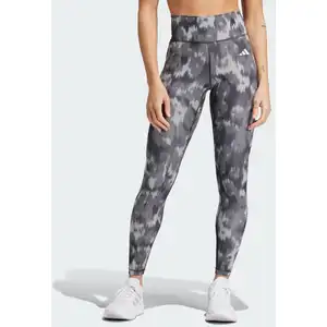 adidas Legging femme Optime Essentials AOP Flower Tie-dye noir LVendu paramazon