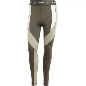 Legging 7/8 femme adidas Techfit Marron M MAG8104796 pas cher