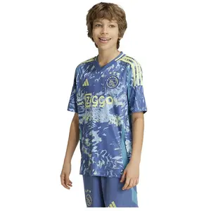 Adidas Maillot Extérieur enfant Ajax Amsterdam 2024/25 Bleu 11/12 ans IT3493 pas cher