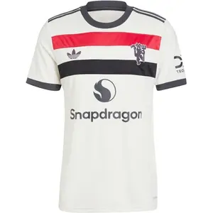 Comparateur de prix : Adidas T-shirt à Manches Courtes Manchester United 24/25 3 Stripes