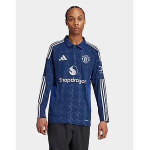 Comparateur de prix : Adidas Maillot Extérieur manches longues Manchester United 2024/25 Bleu M IT1984