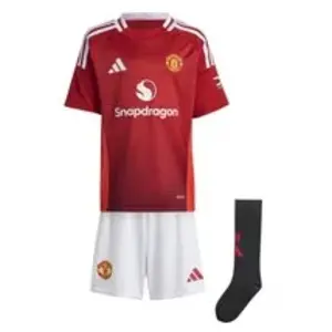 Comparateur de prix : Adidas Ensemble Domicile enfant Manchester United 2024/25 Rouge 4/5 ans IT1980