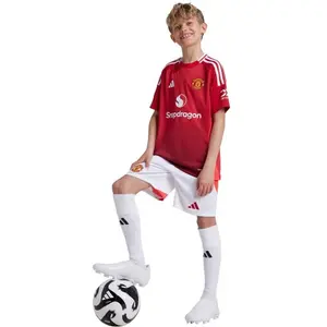 Adidas T-shirt Manches Courtes Junior Domicile Manchester United 24/25 pas cher
