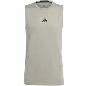 adidas Débardeur d'entraînement Designed for Training beige S pas cher