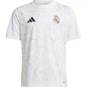 Adidas T-shirt Manches Courtes Junior Avant-match Real Madrid 24/25 pas cher