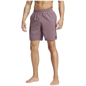 adidas Homme Solid CLX Classic-Length Swim Shorts, Shadow Fig/Black, S pas cher