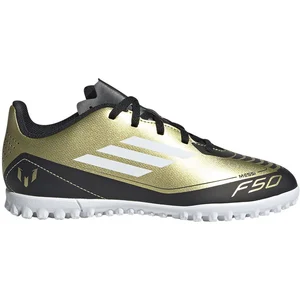 Chaussures de football enfant adidas F50 Club Messi TF Doré 38 2/3 IG9297 pas cher