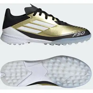 adidas Chaussure Messi F50 League Turf Enfants doré 38 2/3 pas cher