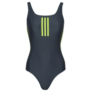 adidas Maillot de bain 1 pièce dos en V femme 3-Stripes Graphic bleu 40 pas cher