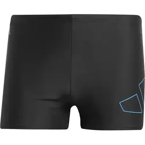 adidas - Big Bars Swim Boxer - Short de bain taille 6, noir pas cher