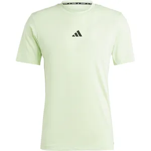 adidas Homme Workout Logo Tee, Semi Green Spark/Black, MVendu paramazon