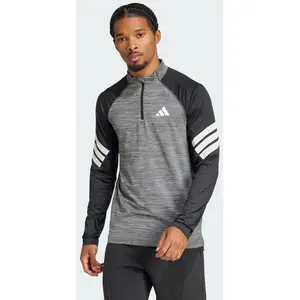 Comparateur de prix : Adidas T-shirt à Manches Longues Avec Demi-zip Icon 3 Stripes