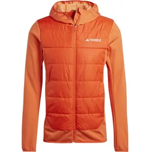 Veste à capuche adidas Terrex Multi Hybrid Insulated orange blanc - MVendu paratmosferasport