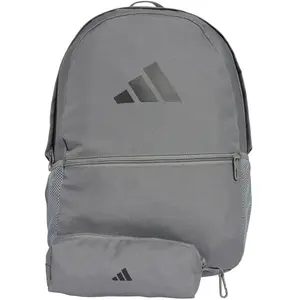 Sac à dos avec trousse adidas Gris TU JD3092 pas cher