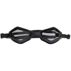 adidas Mixte Ripstream Soft Swim Goggles, Black/Silver Metallic, One size