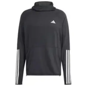 Comparateur de prix : adidas - Own The Run 3-Stripes Hoodie - T-shirt de running taille S, gris