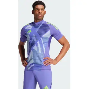 adidas Maillot Gardien de but manches courtes Tiro 24 Pro violet XL pas cher