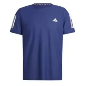 adidas - Own The Run Tee - T-shirt de running taille L, bleu pas cher