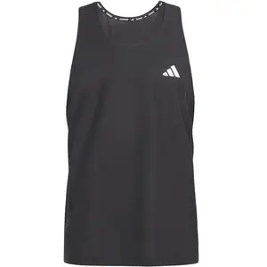 adidas - Own the Run Bars Tank - Débardeur taille XXL - Regular, gris pas cher