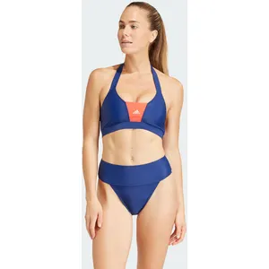 adidas Femme Sportswear Colorblock Bikini, Dark Blue/Bright Red, L pas cher