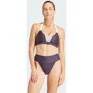 Comparateur de prix : adidas Femme Sportswear Colorblock Bikini, Aurora Black/Preloved Fig, M