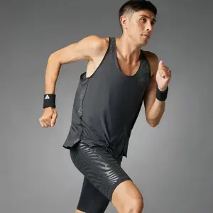 adidas adizero M vêtement running homme déstockage Gris/argent XL pas cher