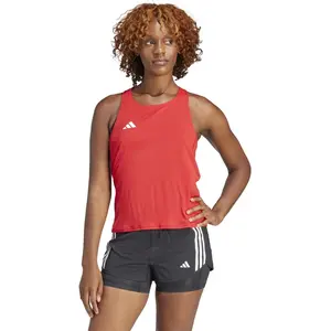 Comparateur de prix : adidas Débardeur de running Adizero Essentials rouge XS