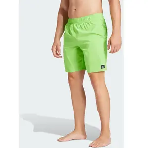 Comparateur de prix : adidas Homme Solid CLX Classic-Length Swim Shorts, Lucid Lime/White, XS