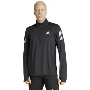 Comparateur de prix : adidas Veste de survêtement demi-zip Own the Run - Black, Black M