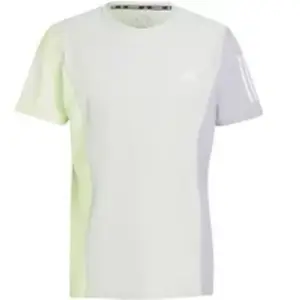 Comparateur de prix : adidas T-shirt Own The Run Colorblock vert XS