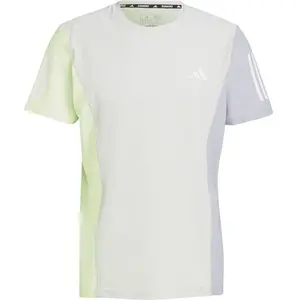 Comparateur de prix : adidas T-shirt Own The Run Colorblock vert S