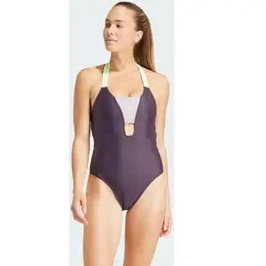 adidas Maillot de Bain de Sport pour Femme, 101,6 cm, Noir, Noir, 52 pas cher