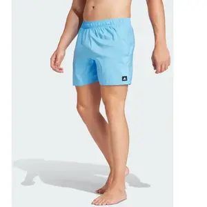 adidas Homme Solid CLX Classic-Length Swim Shorts, Blue Burst/Black, XS pas cher
