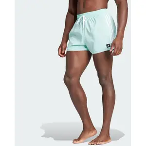 adidas Short de bain 3-Stripes CLX - Turquoise, Turquoise S pas cher