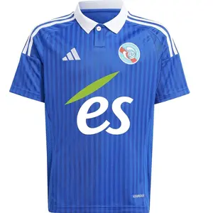 adidas Maillot Domicile RC Strasbourg 24/25 Enfants bleu 164 pas cher