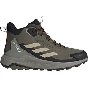 Bottes adidas Terrex Anylander Mid Rain.Rdy Hiking vert kaki noir - 42 pas cher