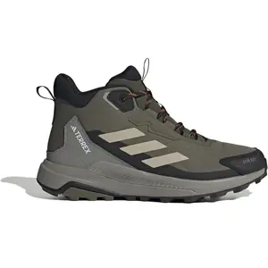 Bottes adidas Terrex Anylander Mid Rain.Rdy Hiking vert kaki noir - 40 pas cher