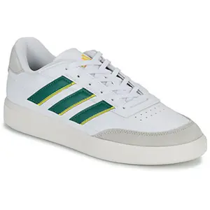 adidas Courtblock Shoes Homme Chaussures, Cloud White Green Utility Yellow, 46 2/3 EU