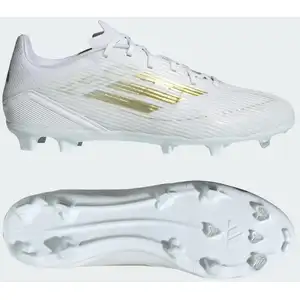 Chaussures de football adidas F50 League FG/MG Blanc 45 1/3 IE0604 pas cher