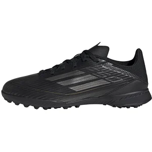 adidas F50 League Football Boots Turf Chaussures, Core Black/Iron Metallic/Gold, 30.5 EU pas cher