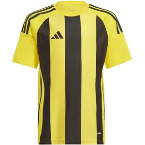 adidas Maillot rayé 24 Enfants jaune 128 pas cher