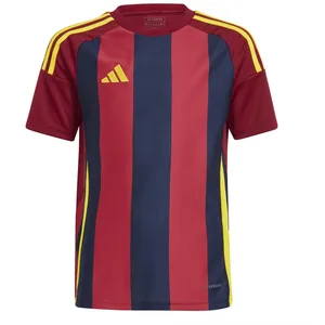 adidas Maillot rayé 24 Enfants bleu 140 pas cher