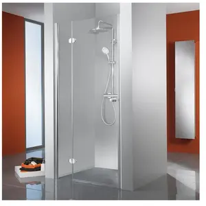 HSK Premium Classic Porte pivotante, avec élément fixe, pour niche, 601120-41-50#Li200,Vendu parreuter