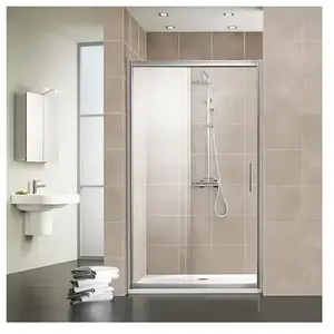 HSK Favorit Porte coulissante, pour niche, pour paroi latérale, 135120...Vendu parreuter
