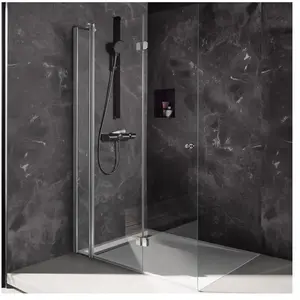 HSK Exklusiv 2.0 Paroi de douche à l italienne, avec élément pliable, ... pas cher
