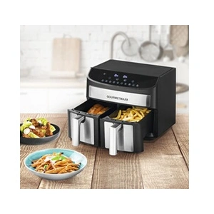 GOURMETmaxx Friteuse à air chaud double chambre 7 l, 2400 W Gourmet MAXX pas cher
