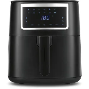 Comparateur de prix : GOURMETmaxx Air Fryer 6,5L | Friteuse avec Écran tactile, 9 fonctions & 11 programmes | Friteuse sans huile | Mini-four électrique avec minuterie, shake-reminder & arrêt automatique [Noir]