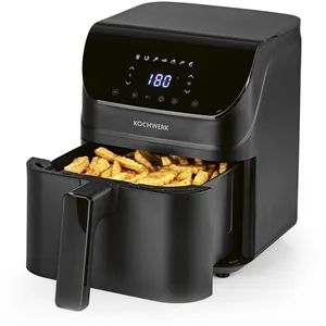Rachs KOCHWERK Friteuse à air chaud numérique 4L | Airfryer + écran tactile pour une cuisson pauvre en graisse, griller ou cuire au four sans huile | Fonction de rappel de retournement pas cher
