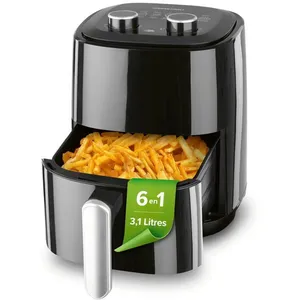Comparateur de prix : GOURMETmaxx Friteuse à air chaud mécanique 31 l 1350 W noir